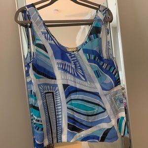 Emilio Pucci 100% Silk Tank